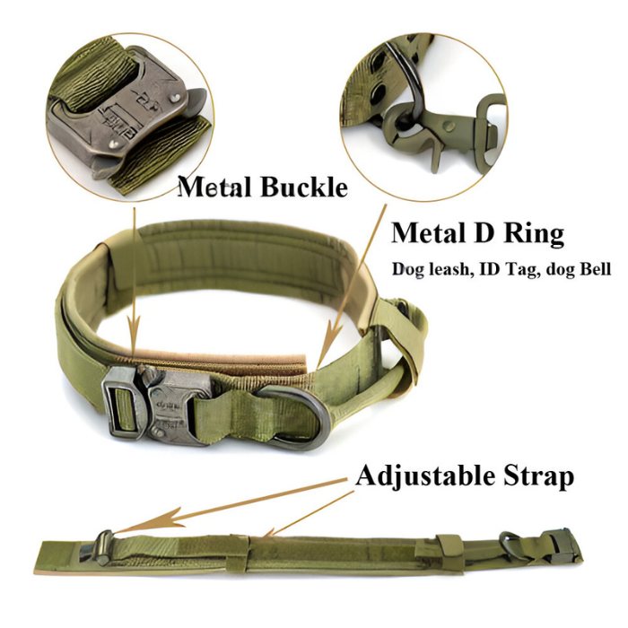 Tactical Harness And Leash Set - GREEN